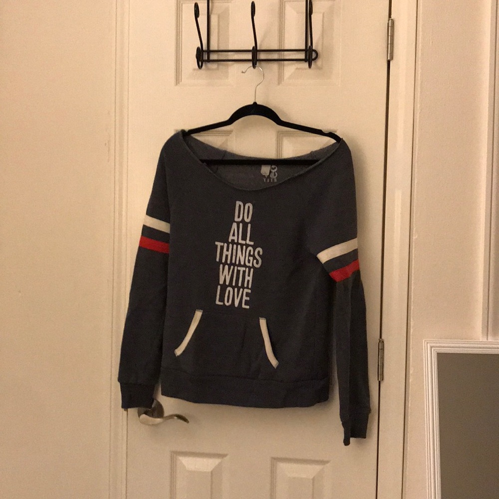 Soft small gray hoodie